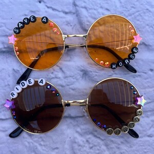 Occhiali da sole personalizzati da cowboy Carter, accessori per gli appassionati di concerti di musica country, festival, bomboniere per addii al nubilato, occhiali da sole da cowboy e da rodeo.