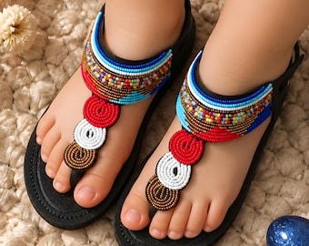 Sandalias gladiadoras para bebé niña, sandalias de verano para niñas, talla 32 para niñas pequeñas y 20,5 cm de largo.