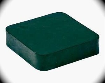 Rubber Dapping Block Relieves Stress on Your Joints when you Stamp 4" x 4" x 4" x 1" - Free US First Class Shipping