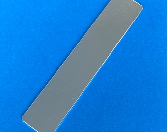 5 Polished Money Clip Blanks 16 Gauge 3003 Flexible Strong Aluminum 1 x 5" (2.54cm x 12.7m) arrives FLAT and ready to Stamp