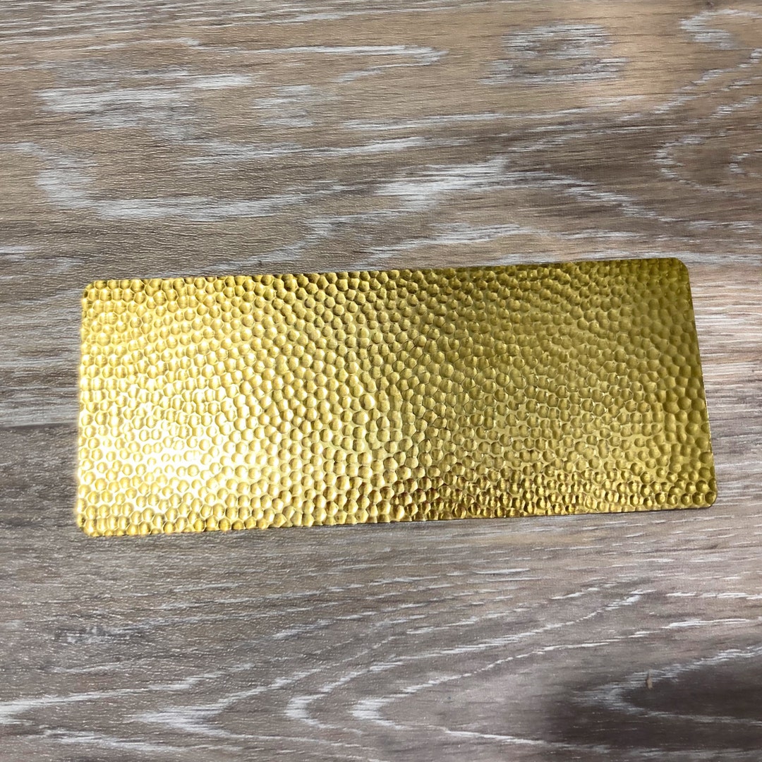 Large Pebble Rolling Mill Texture Plate Pattern 2.5 X 6 Brass Texture