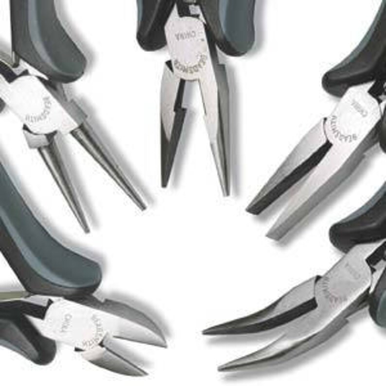 Jewelry Plier Set Beadsmith Ergonometric 5 Piece Plier Set Etsy