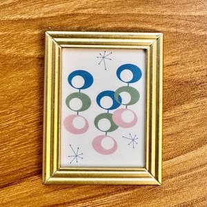 Mid Century Modern Framed Art