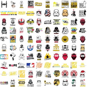 Starwars Svg, Starwars Png, Darth Vader Svg, Mandalorian Svg, Svg files for cricut, StarWars silhouette, Starwars vector, Starwars clipart