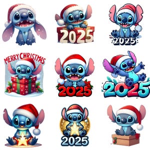 Stitch Christmas Bundle PNG, Merry Christmas Stitch Png, Stitch Merry Grinchmas Png, Stitch Cut Files, Stitch Tis The Season Christmas Png