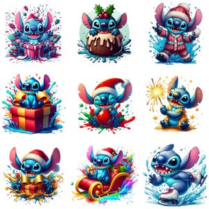 Stitch Christmas Bundle PNG, Merry Christmas Stitch Png, Stitch Merry Grinchmas Png, Stitch Cut Files, Stitch Tis The Season Christmas Png