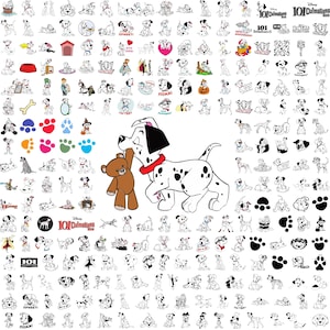 Dalmatians SVG Bundle, Baby Dog Svg, Dalmatians Png, Dalmatian Svg, 101 Dalmatian Svg, Dalmations Dogs PNG, Dalmatians Cricut, School Days