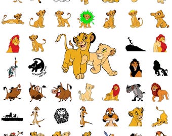 Lion King SVG Bundle, Simba SVG Files for Cricut, Hakuna Matata, Lion King Clipart, Layered SVG for Shirts, Instant Download Digital Files
