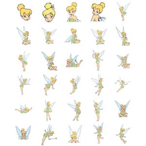 Tinkerbell SVG Collection, Fairy Svg & Png Files for Cricut, Believe in Tinkerbell Clipart, Fairy Princess SVG for Shirts, Instant Download