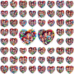 Toy Story Clipart Bundle, Toy Story Png Bundle, Woody Png Files for Cricut, Toy Story Png, Buzz Lightyear Png for Shirts, Toy Story Png