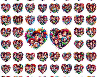 Toy Story Clipart Bundle, Toy Story Png Bundle, Woody Png Files for Cricut, Toy Story Png, Buzz Lightyear Png for Shirts, Toy Story Png