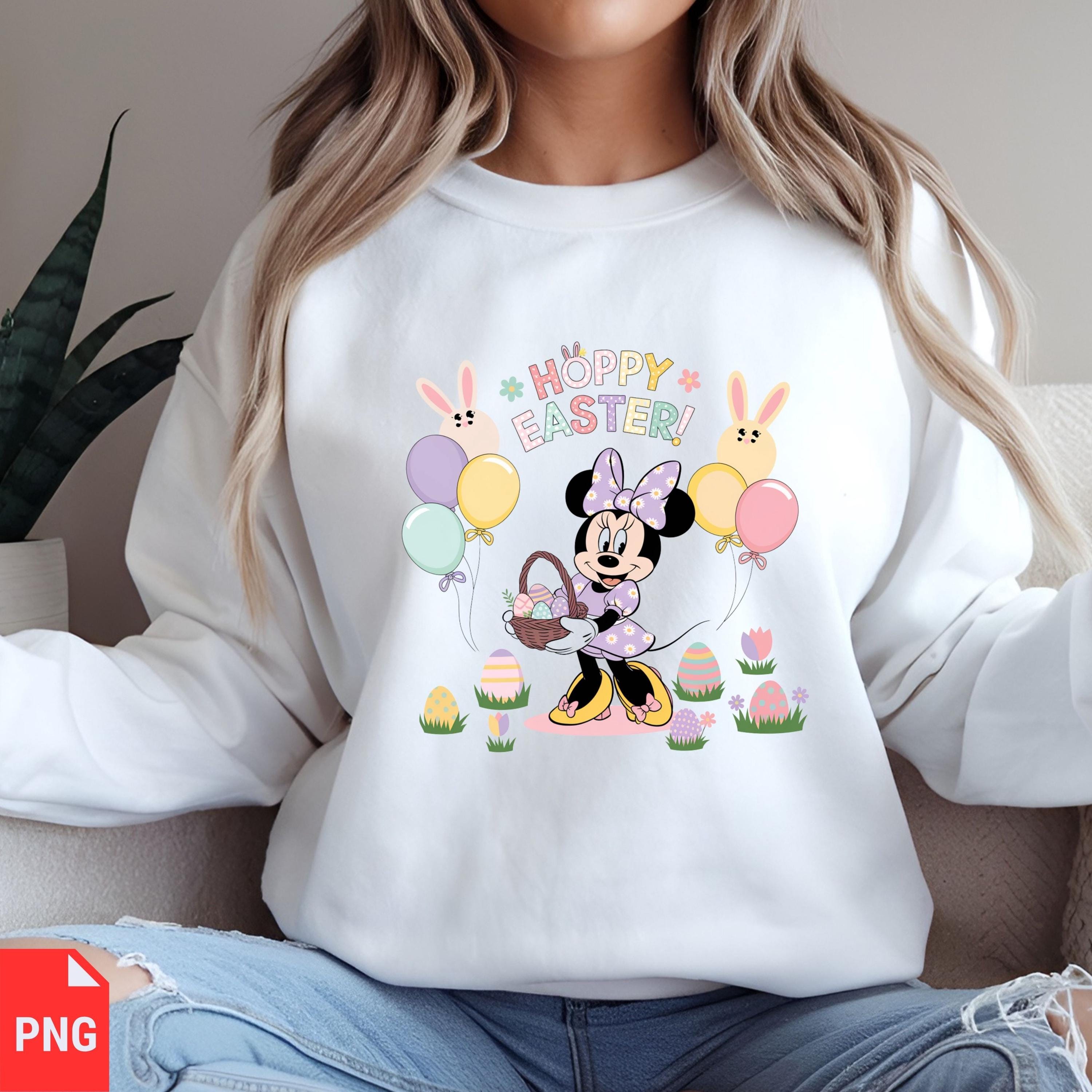 Mini Motsu Easter Collection Minnie Easter PNG, Cute Minnie Mouse Easter Basket, Pastel Easter Shirt ...