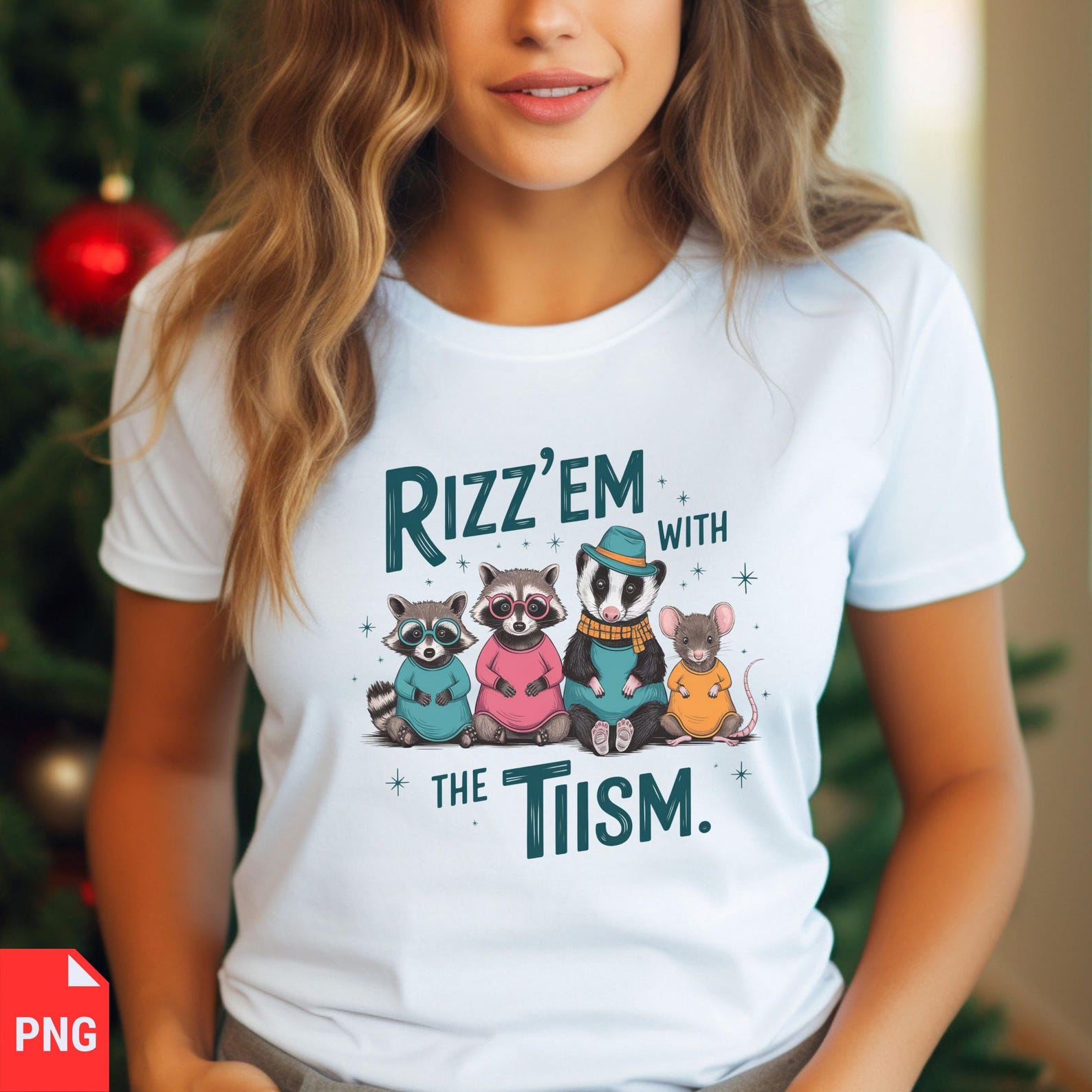 Rizz'em With the Tism PNG, Funny Raccoon Opossum PNG, Meme Animal ...