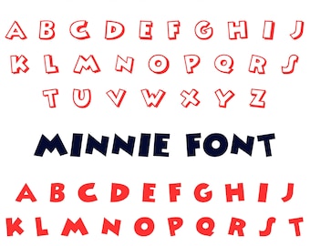 Mouse Font SVG, Mickey Alphabet SVG, Digital Download, Mouse Font SVG, Cricut, Cartoon Font Svg, Customize Gift Svg, Vinyl Cut File, Svg