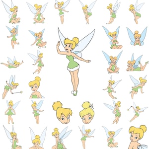 Tinkerbell SVG Collection, Fairy Svg & Png Files for Cricut, Believe in Tinkerbell Clipart, Fairy Princess SVG for Shirts, Instant Download