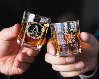 Personalized Shot Glass: Custom Laser Engraved 3oz Toasting Glass