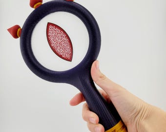 Lens of Truth Replica | Legend of Zelda Ocarina of Time Inspired Prop with Custom Display Stand