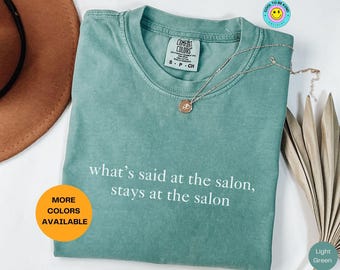 Comfort Colors® Hairdresser Shirt Minimalist Funny Gift for Hair Stylist Tee Hairstylist TShirt Birthday Graduation Gift for Hairdresser Top