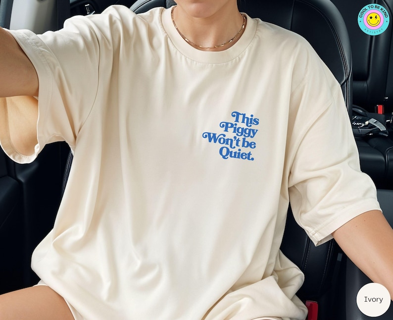 This Piggy Won't Be Quiet - Anti-Trump Leftist Shirt.

Make a bold statement with this Pro Democracy T-Shirt and Anti-Trump Tshirt, designed for activists who demand justice. This Anti Trump Political Leftist Tee and Anti Dictator & Anti MAGA Democrat Gift is perfect for rallies, protests, or everyday resistance. A must-have Anti-Trump Protest Tee, Anti-MAGA Tee, and Activist Shirt. Show your stance with this Anti Trump T Shirt, Trump Sucks Shirt, and Democrat Shirt.