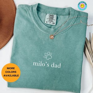 Comfort Colors® Anpassad hundpappa-tröja Personlig present till husdjursälskare Hund-t-shirt Gåvor för hundälskare Husdjurs-tröja Hundpappa-present Hundpappor