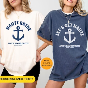 Nautisch vrijgezellenfeest shirts cadeau vrijgezellenfeest shirt voor vrijgezellencruise tshirt visser esthetische T-shirt strand vrijgezellenshirt