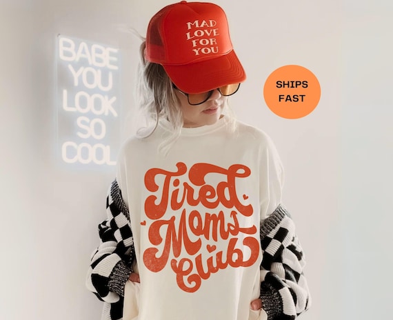 Comfort Colors® Tired Moms Club Shirt, Mom Life Shirt, Mother’s Day Shirt, Mom Appreciation Shirt, Funny Mom Shirt, Gift for Mom