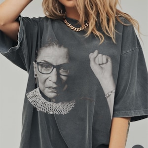 RBG Shirt: Ruth Bader Ginsburg Shirt, Anti-Trump Political Leftist Tee, Anti MAGA Democrat Gift, Trump Sucks TShirt, Vintage ProtestTee