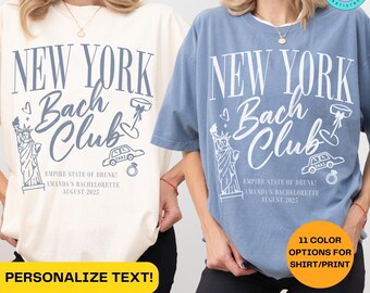 Bachelorette Shirts for New York Bachelorette Party Bridal Shower Gift Bridesmaid Shirt for Bachelorette Gifts for Custom Girls Trip Tshirt