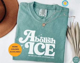 Bold Anti-ICE Shirt, Anti-Trump Tshirt, Abolish ICE Political Leftist Tee, Anti MAGA Democrat Gift, Trump Sucks Shirt, Protest Activist Tee