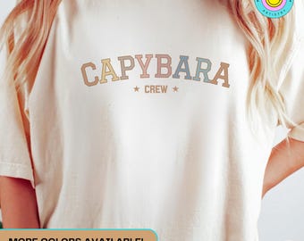 Capybara Shirt Capybara T-Shirt for Cabybara Lover Capybara Tee Capybara Gift Capybara Loving Birthday Gift for Capybara Tshirt Retro Womens