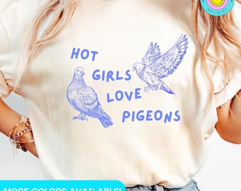 Pigeon Shirt for Pigeon Lover Bird Shirt Birthday Gift Bird Nerd Backyard Birds Pigeons Tshirt for Bird Lover Tee Pigeons Shirt Birdwatching