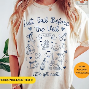 Nautisch vrijgezellenfeest shirts cadeau vrijgezellenfeest shirt voor vrijgezellencruise tshirt visser esthetische T-shirt strand vrijgezellenshirt