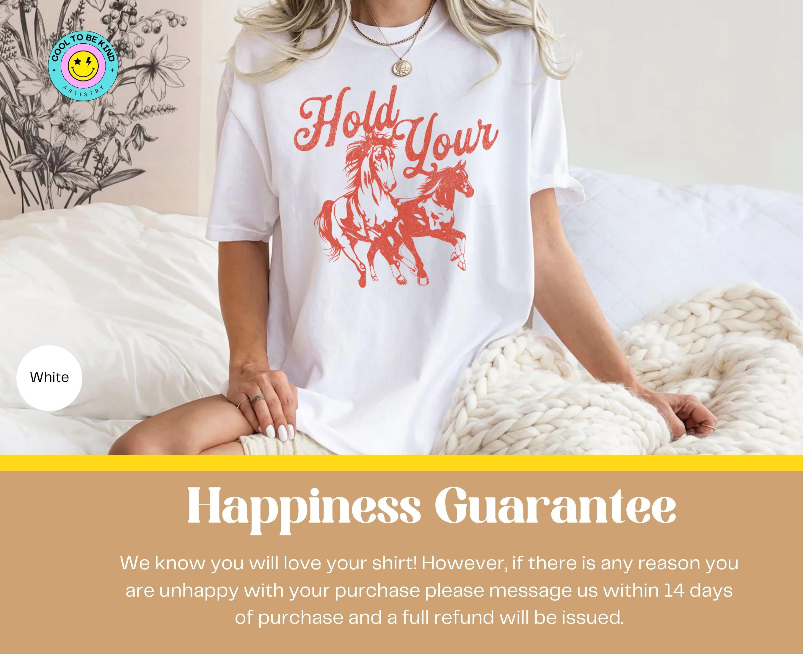 Hold Your Horses Shirt, Funny Horse Tshirt, Trendy Cowgirl Shirt, Western Cowboy Shirts for Women, Oversized Graphic Tee, Meme T-shirt