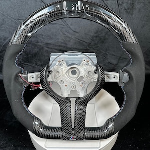 BMW F SERIES 5/6/7 LED Real Carbon Steering Wheel