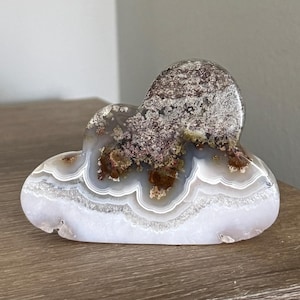 Indonesian Scenic Moss Agate Cloud Carving | Crystal Carving | Polished Crystal