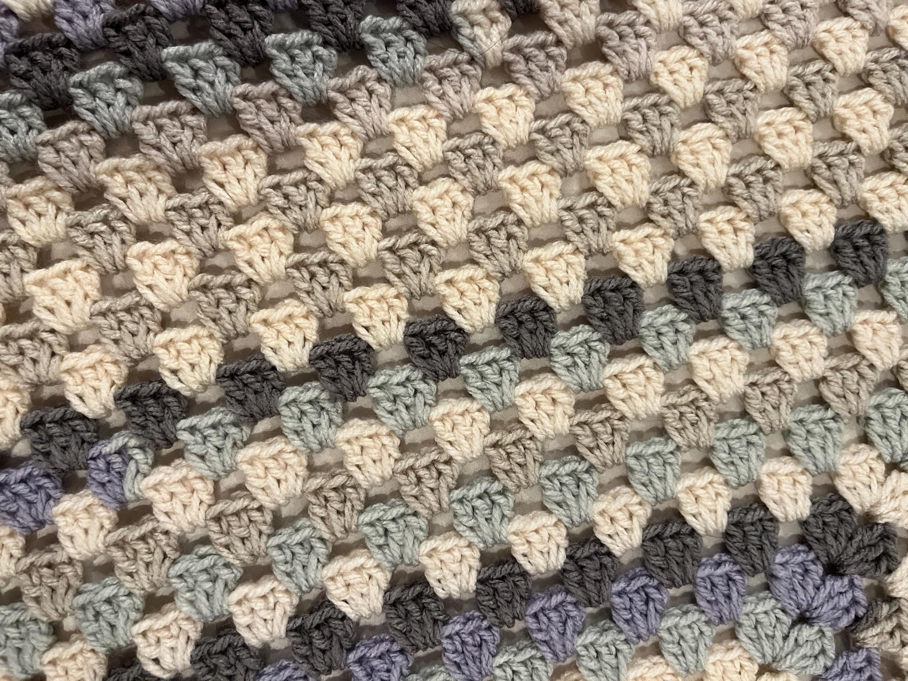 Ombre Crochet Blanket Etsy