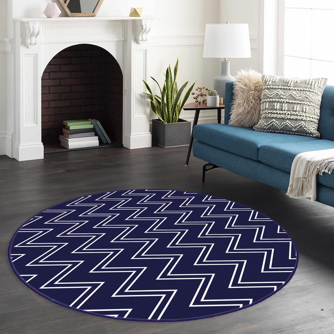 Sailor Rug,navy Blue Carpet, Navy Blue Living Room Rug,navy Blue White ...