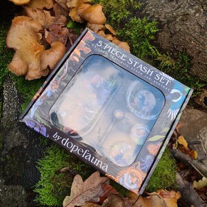 Woodland Wildlife Animals & Nature 5-Piece Collection: Herbal Grinder, Ashtray, Stash Jar, Pipe, Rolling tray gift image 17