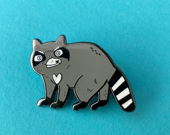 Raccoon Enamel Pin