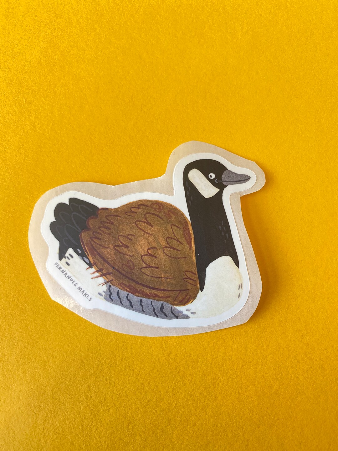 Canadian Goose, Bird Animal Vinyl Sticker / Bumper Sticker for Phones ...