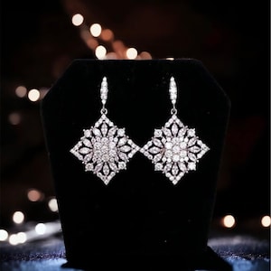 Timeless Drop Earrings, Bridal Earrings, Crystal Bridal Earrings, Rhinestone Bridal Earrings, Dangle Bridal Earrings, Bridal Drop Earrings