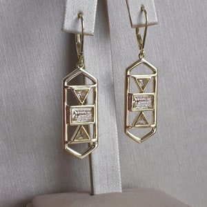 Bar Earrings, Drop Earrings, Geometric earrings, Chandelier Earrings, Statement Earrings, Dangle and Drop