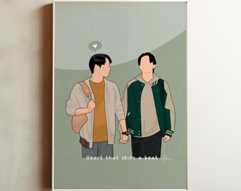 ThamePo サイン入りカード WilliamEst GMMTV Thamepo the Series BL Thai Actors Print, Photocard