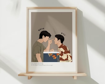 Last Twilight - Stampa BL Fanart / Jimmy Sea x Mhok Day / Merchandising BL tailandese