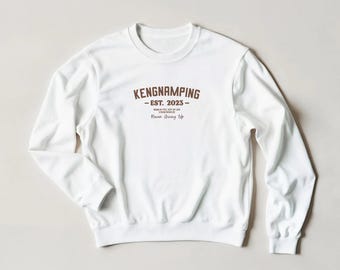 KengNamping Inspired Sweatshirt,  KHEMJIRA Thai BL Couple | Unisex Cozy Crewneck