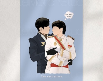 次の王子様 - BL Fanart Print |ジー・ニューニュー x チャラン・カニン |タイのBLグッズ