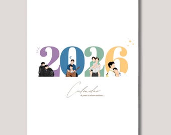 GMMTV bl 2026 Calendar | JoongDunk, JimmySea, ForceBook... (EU & UK Only)