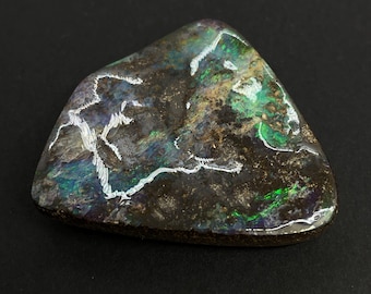 59.60 Carat Australian Boulder Opal Gemstone: Multicolored Free Form