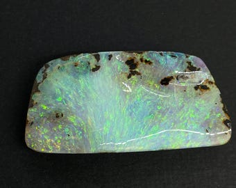49.75 Carat Australian Boulder Opal: Natural Gemstone for Jewelry