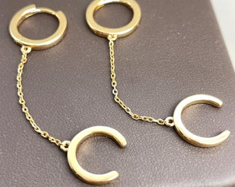 Minimalist S925 Sterling Silver Ear Cuff: Modern Clip-on Earrings
